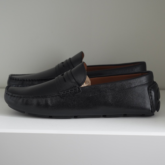 Allen Edmonds Lewis Black Leather Penny Driver Loafers Men\'s US 10.5